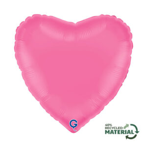 Heart 18inc Bubble Gum