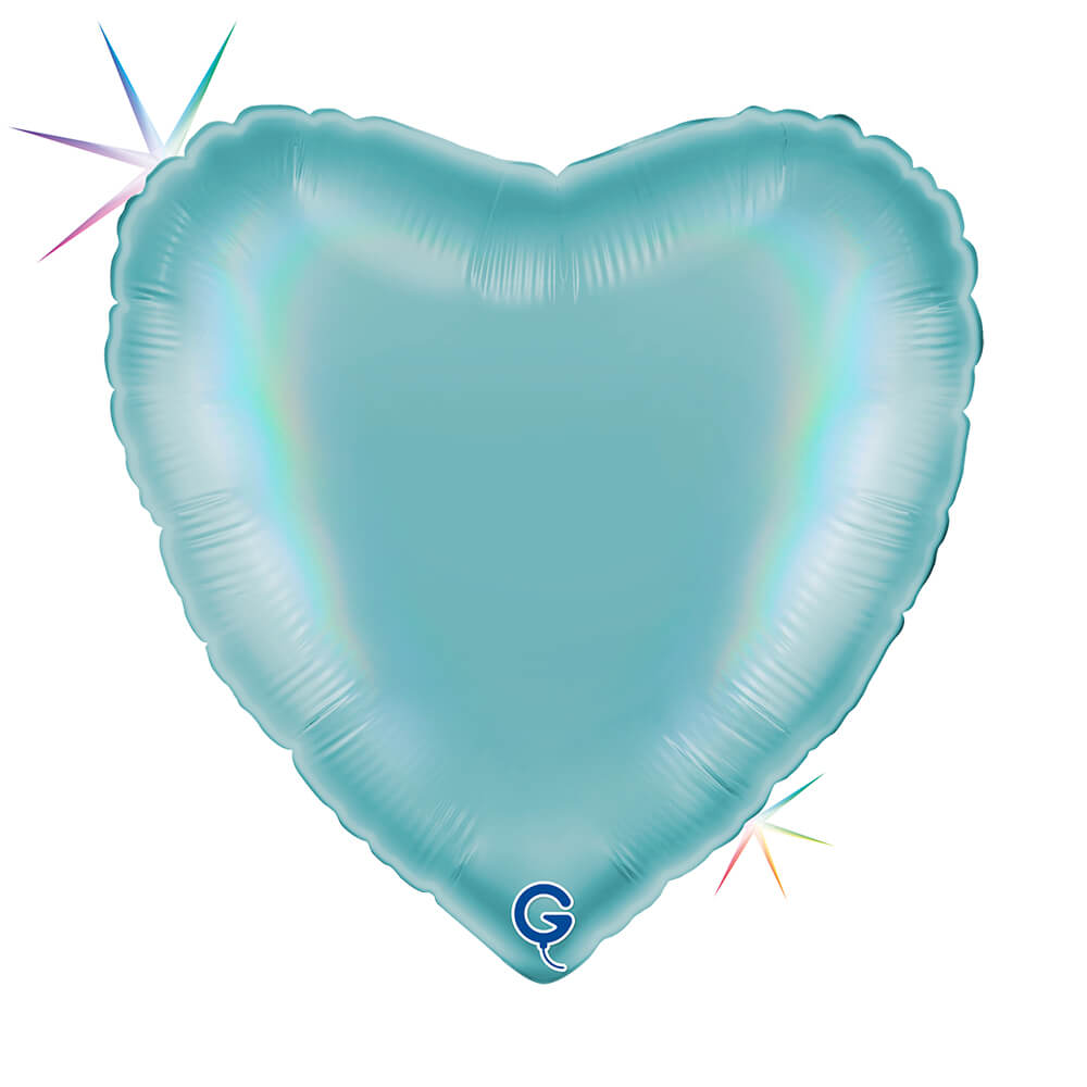 Hart 45cm Regenboog Holografisch Platinum Tenerife Sea