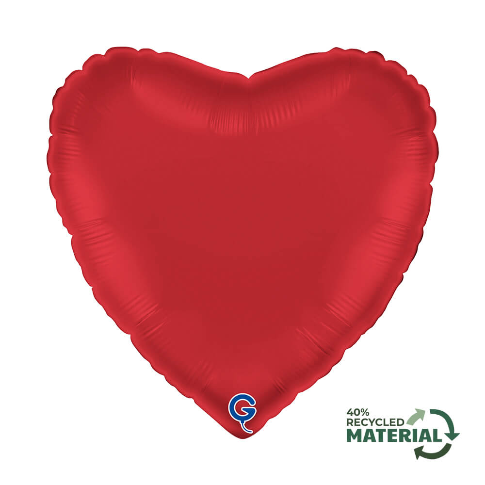 Hart 45cm Satin Rubin Rood