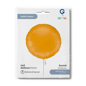 Round 18inc Matte Mustard