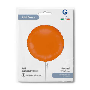 Round 18inc Matte Orange