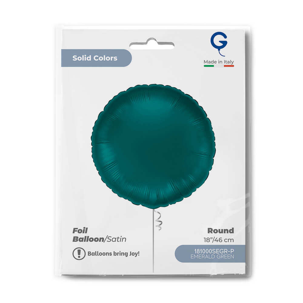 Rond 45cm Satin Emerald Groen - Afbeelding 2
