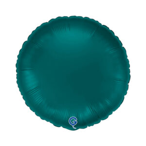 Round 18inc Satin Emerald Green