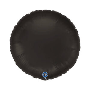 Round 18inc Satin Fumé Black