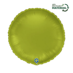 Round 18inc Satin Matcha Latte