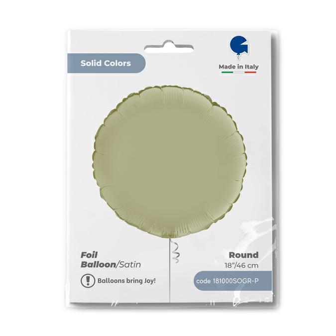 Rond 45cm Satin Olive Groen