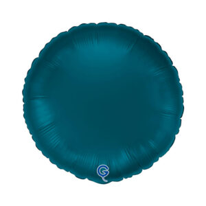 Round 18inc Satin Petrol Blue