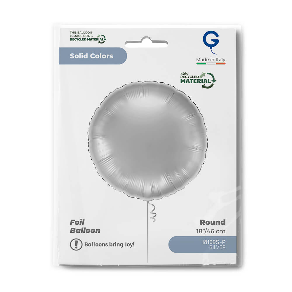 Rond 45cm Zilver - Afbeelding 2