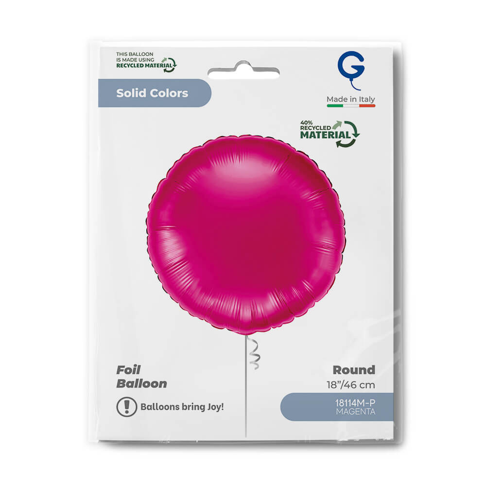 Rond 45cm Magenta - Afbeelding 2