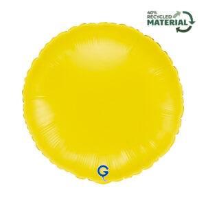 Round 18inc Pastel Yellow