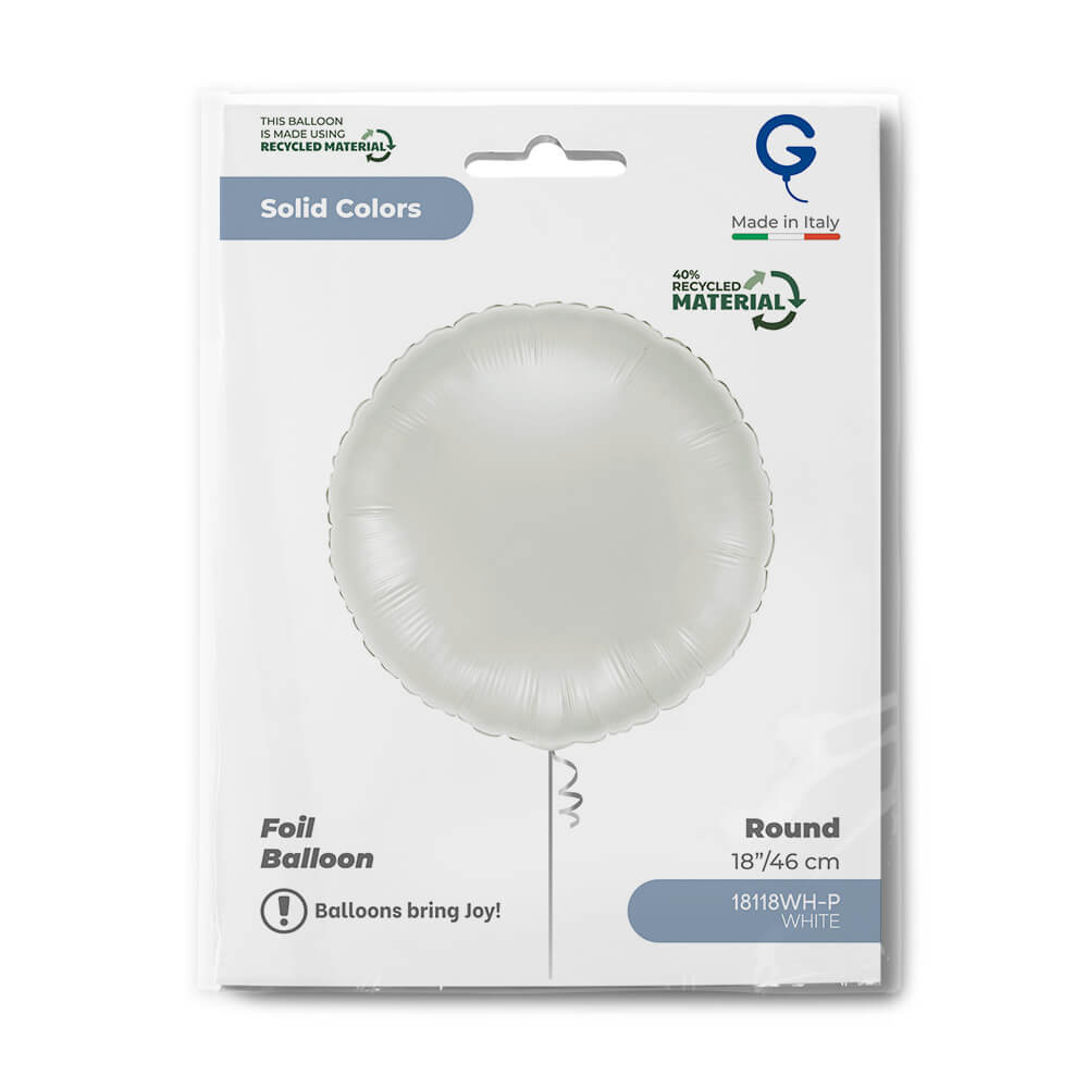 Rond 45cm Wit - Afbeelding 2