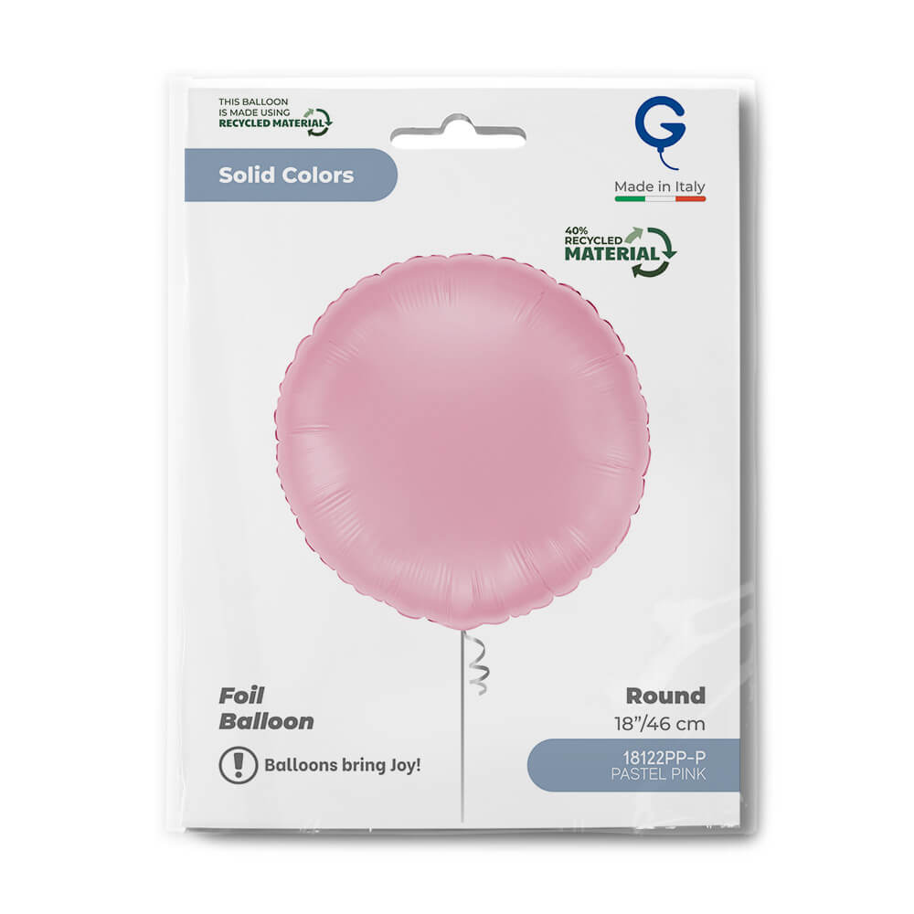 Rond 45cm Pastel Roze - Afbeelding 2