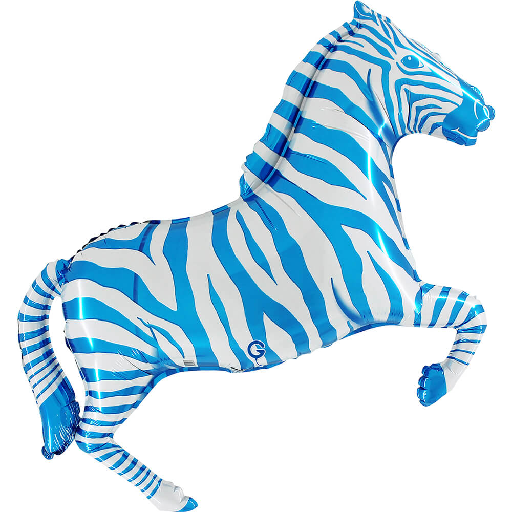 Zebra Blauw