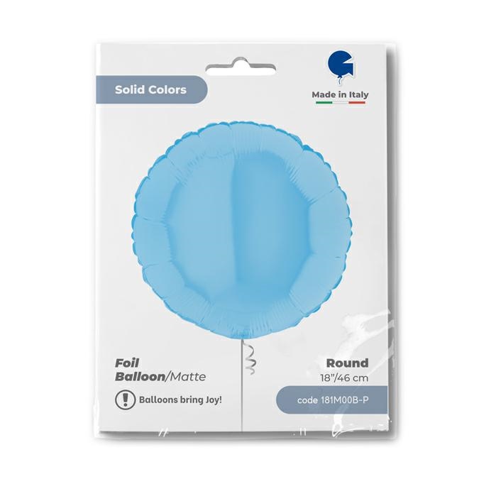Rond 45cm Matte Blauw