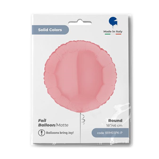 Rond 45cm Matte Roze