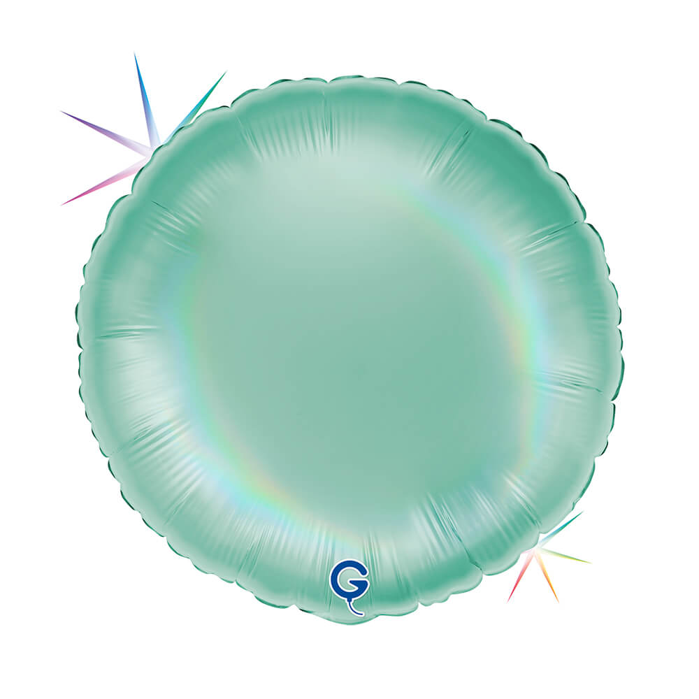 Rond 45cm Regenboog Holografisch Platinum Tiffany