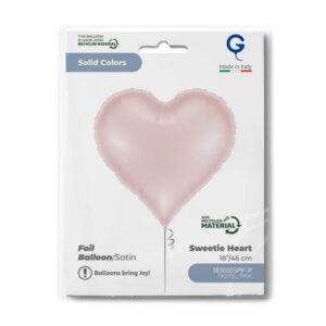 Sweetie Heart 18inc Satin Pastel Pink