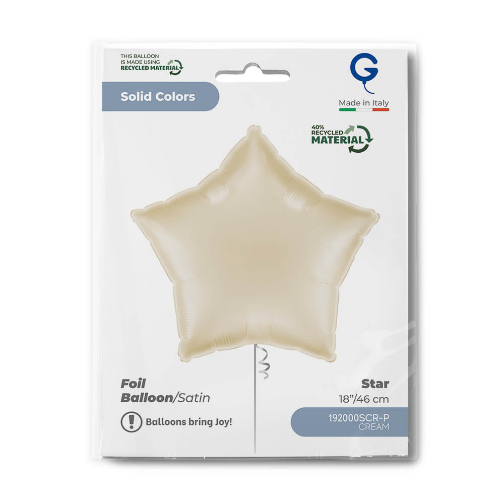Ster 45cm Satin Cream - Afbeelding 2