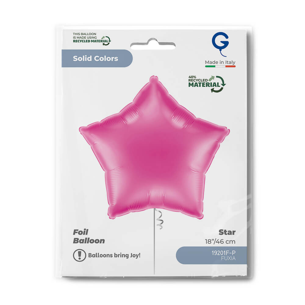 Ster 45cm Fuxia - Afbeelding 2