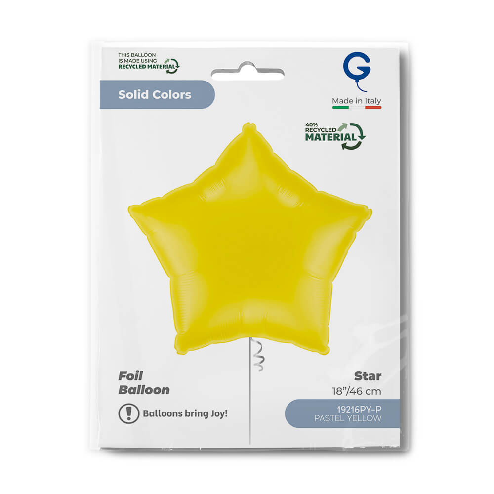 Ster 45cm Pastel Geel - Afbeelding 2