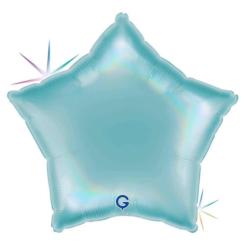 Ster 45cm Regenboog Holografisch Platinum Tenerife Sea