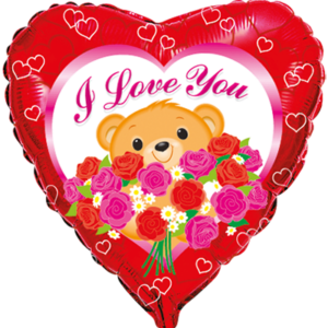 HEART Love Bear Roses