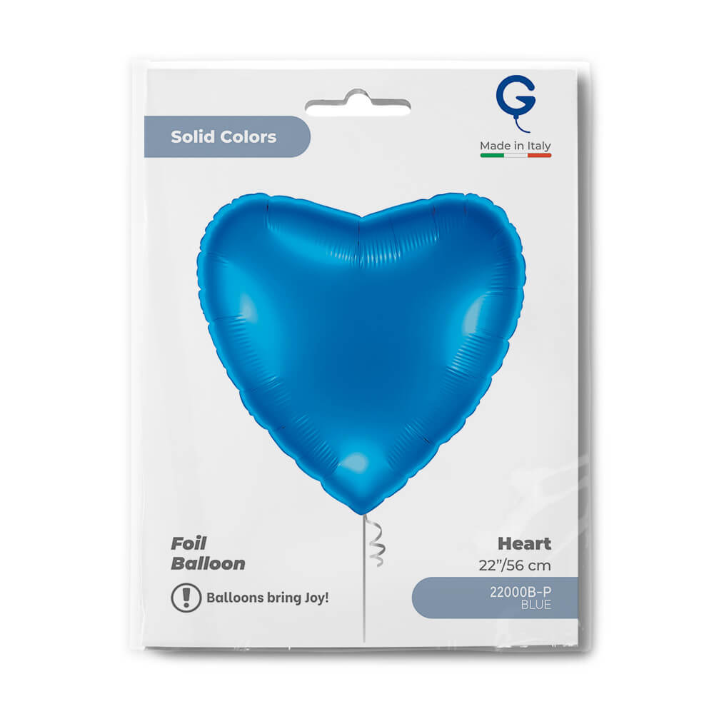 Hart 56cm Blauw - Afbeelding 2