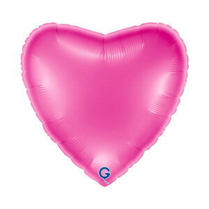 Heart 22inc Fuxia