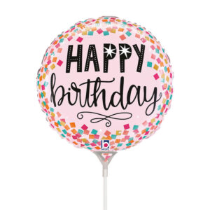 R09 Pink Confetti Birthday