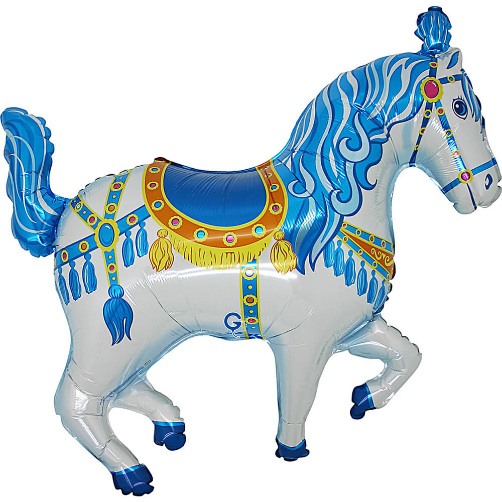 Circus Horse Blauw