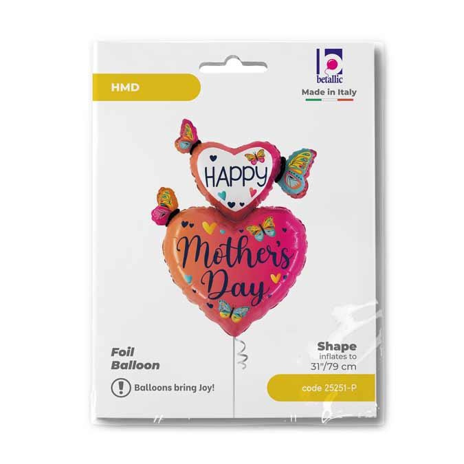 Mother's Day Butterfly Hearts