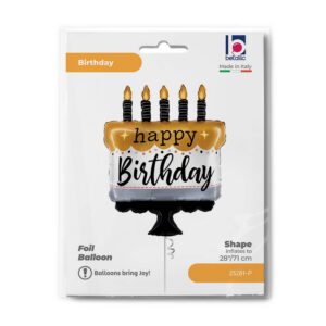 Satin Metallic BDay Cake