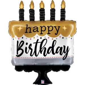 Satin Metallic BDay Cake