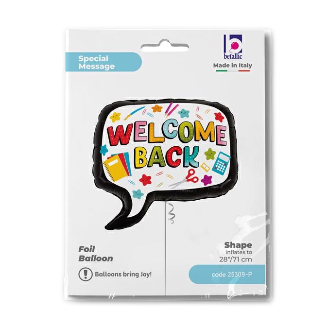 Welcome Back Speech Bubble