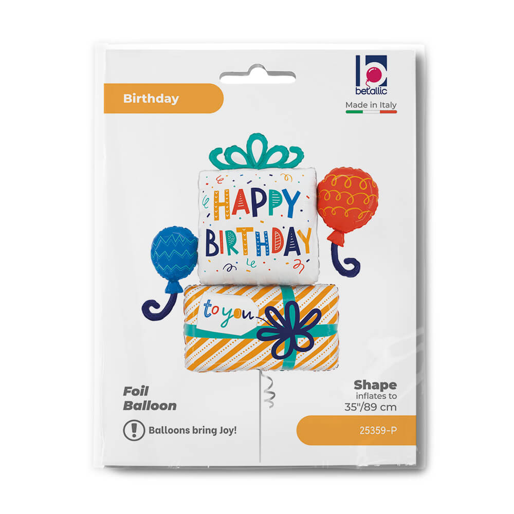 Birthday Gift Balloons - Afbeelding 2