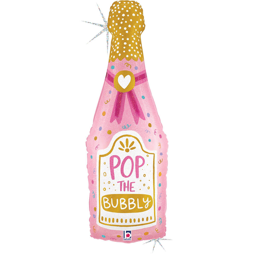 Bubbly Champagne Bottle