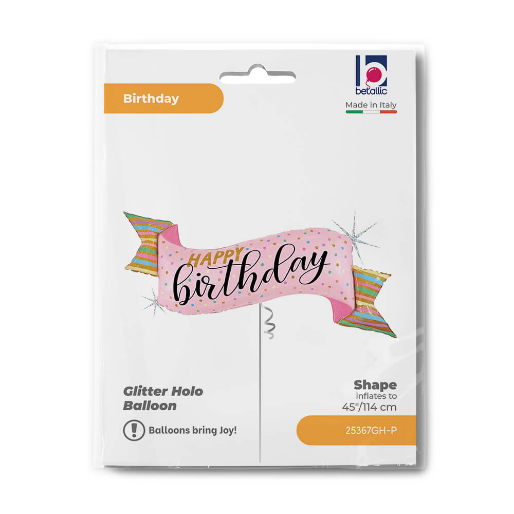 Pastel Birthday Banner - Afbeelding 2