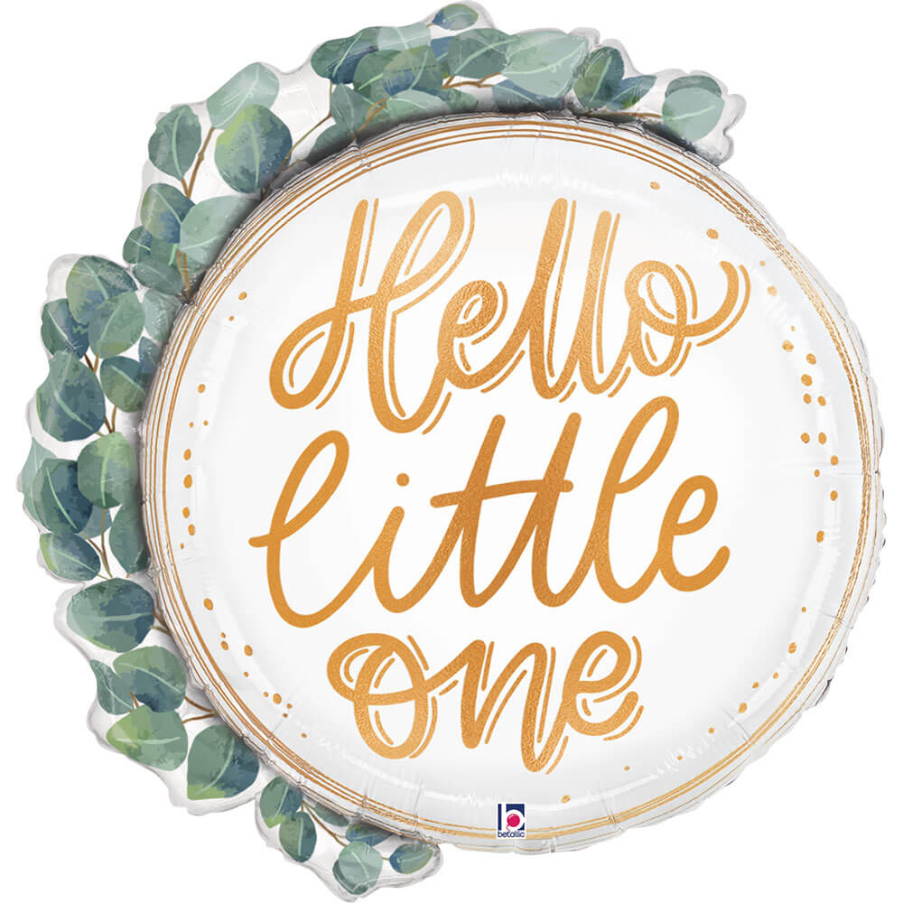 Hello Baby Eucalyptus Wreath