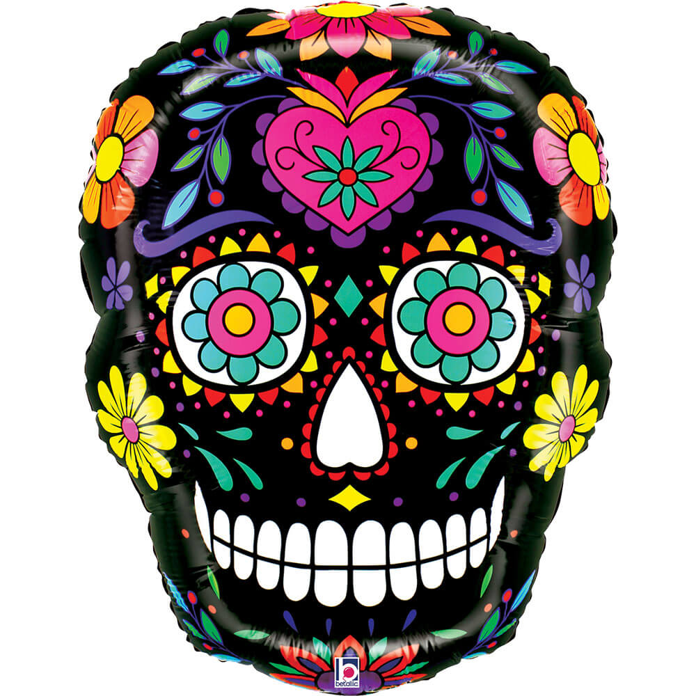 Mighty Zwart Sugar Skull