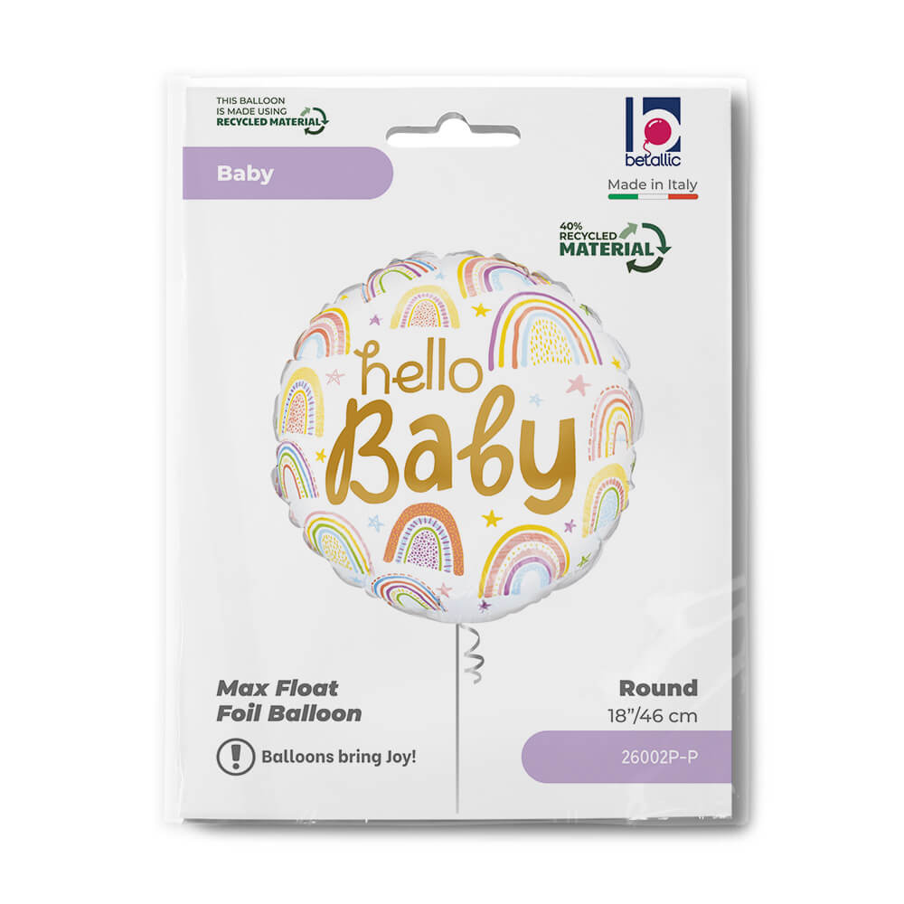 R18 Hello Baby Regenboog - Afbeelding 2