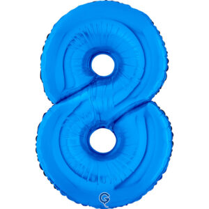 Number 8 Blue 26inc