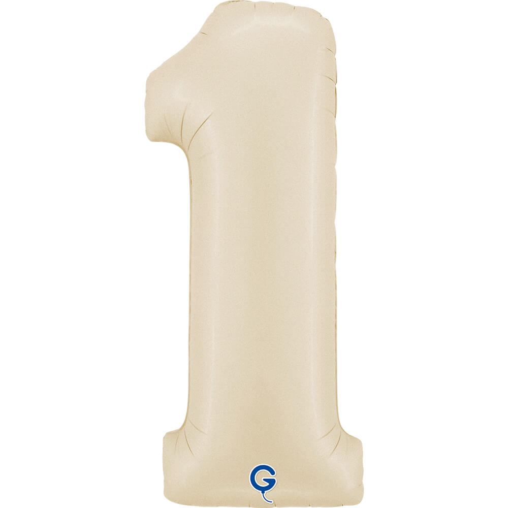 Cijfer 1 Satin Cream 66cm
