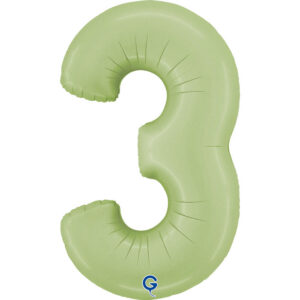 Number 3 Satin Olive Green 26inc