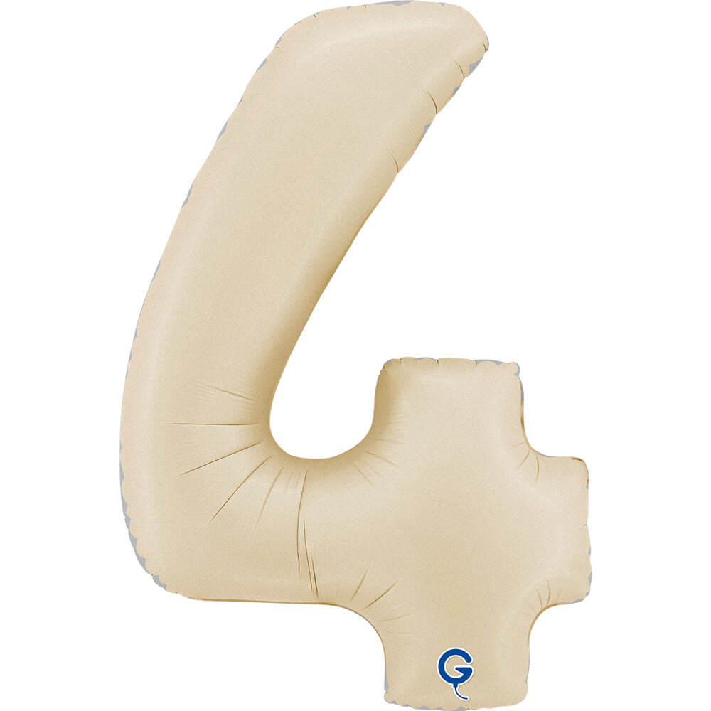 Cijfer 4 Satin Cream 66cm