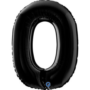Number 0 Black 26inc