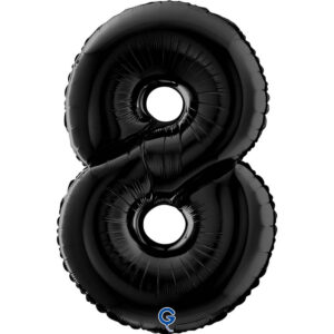 Number 8 Black 26inc