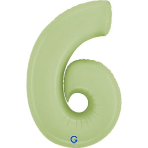 Number 6 Satin Olive Green 26inc