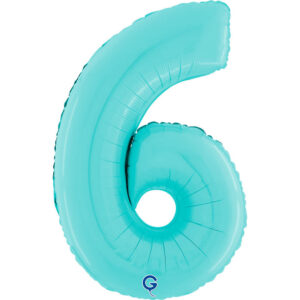 Number 6 Pastel Blue 26inc