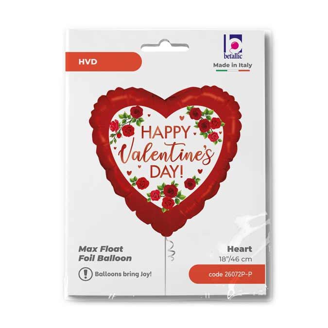 H18 Satin Rood Roses Valentine