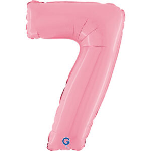 Number 7 Pastel Pink 26inc